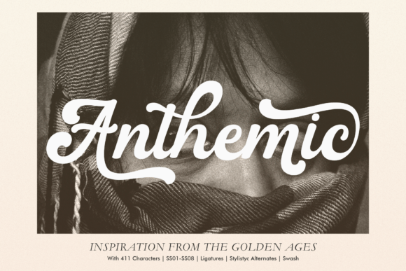 Anthemic: A Typeface with Vintage Charm and Athletic Spirit