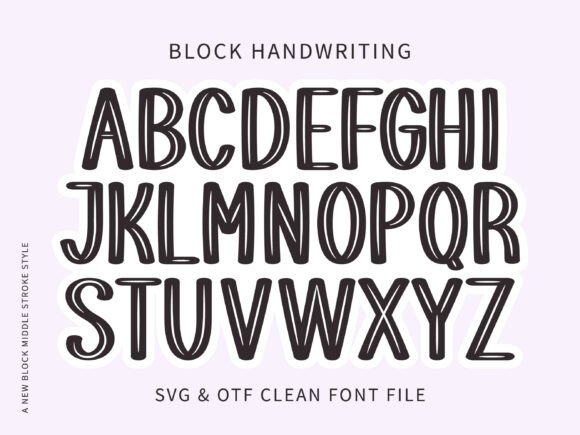 Block Handwriting: A Fresh, Handcrafted Edge for Your Designs