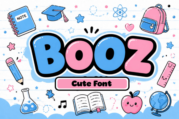 BoOZ: The Playful Bubble Font for Bold Branding