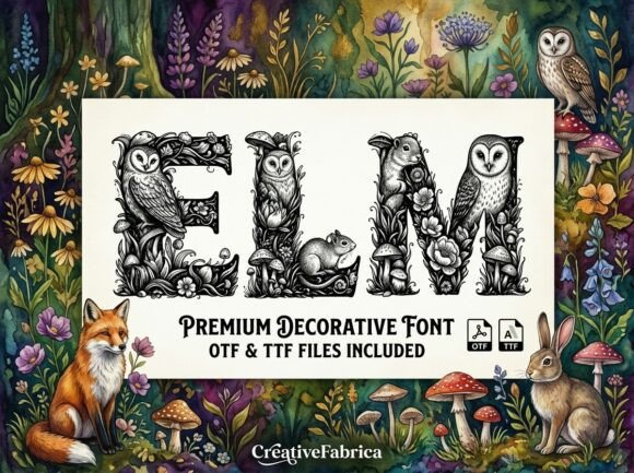 Elm: The Storybook Font That Brings the Forest to Life