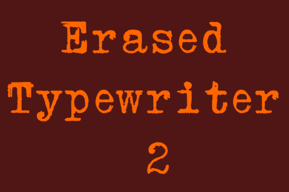 Erased Typewriter 2: Capturing Vintage Character