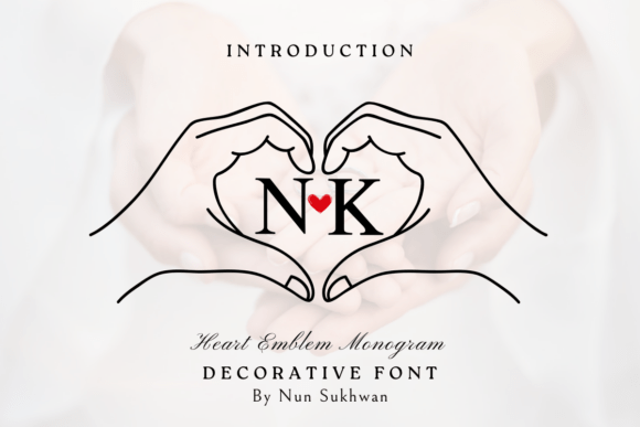 Heart Emblem Monogram: A Designer's Guide to This Creative Font