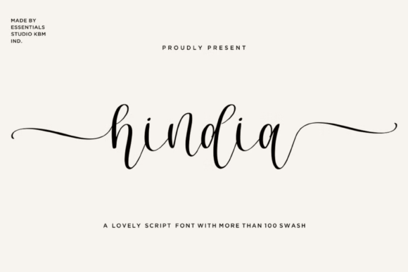 Hindia: A Fresh Take on Classic Calligraphy for Modern Designers
