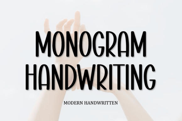 Monogram Handwriting: A Creative Font for Authentic Branding