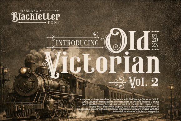 Old Victorian Vol 2: A Timeless Font for Classic Designs