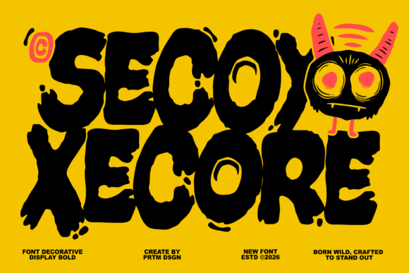 Secoy Xecore: The Typeface That Breaks the Rules
