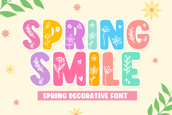 Spring Smile: A Playful Font for Joyful Projects