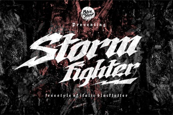 Storm Fighter: The Gothic Display Font for Bold Branding