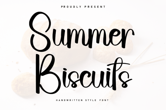 Summer Biscuits: A Handwritten Font for Cozy, Modern Designs