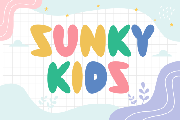 Sunky Kids: A Display Font with Built-In Whimsy