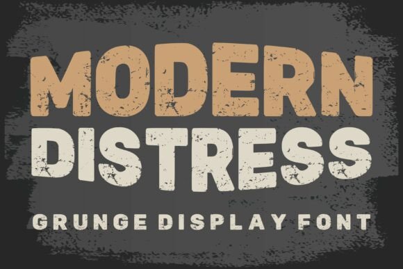 Unleash Raw Energy: The Modern Distress Typeface